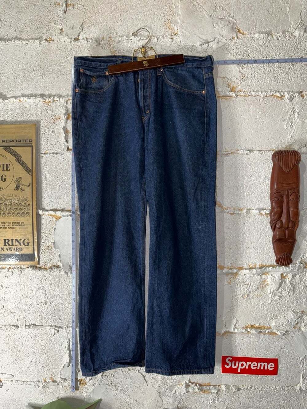 Vintage Rocawear Denim Company Dark Wash Button Fly Jeans W36 L32